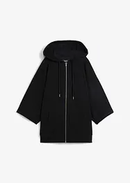 Sweatvest cape van katoen, bonprix