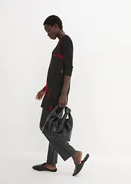 Leren broek van lamsnappa, bonprix