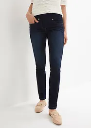 Straight jeans mid waist, super stretch met comfortband, bonprix