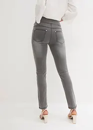 Straight jeans mid waist, super stretch met comfortband, bonprix