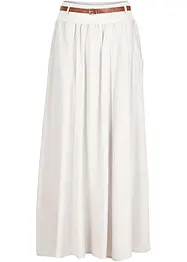 Maxi rok met riem (2-dlg. set), bonprix