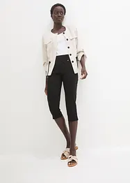 Stretch capri met elastische band, bonprix