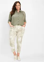 7/8 stretch broek met print, bonprix