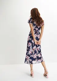 Gedessineerde midi jurk van mesh, bonprix