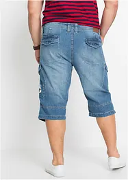 Lichte jeans cargo bermuda, relaxed fit, bonprix