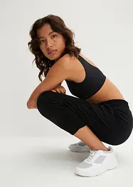 Loungewear harembroek met plooitjes, bonprix