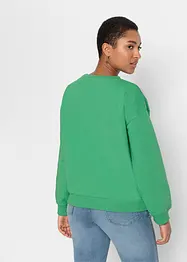 Oversize sweater met letterprint, bonprix