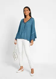 Shirt tuniek met kant, bonprix