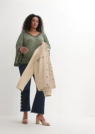 Shirt tuniek met kant, bonprix