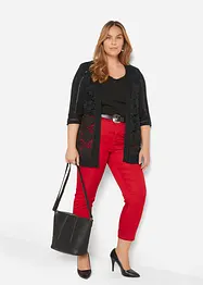 Vest met kant, bonprix