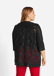 Vest met kant, bonprix