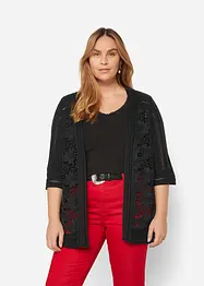 Vest met kant, bonprix