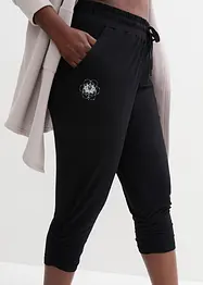 Loungewear harembroek met plooitjes, bonprix