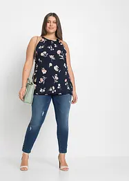 Gedessineerde top  met viscose, bonprix