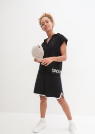 Oversized sportshirt met capuchon, bpc bonprix collection