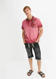 Loose fit piqué poloshirt, korte mouw, bonprix