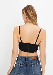 Bustier zonder beugels met afneembare schouderbandjes, bonprix