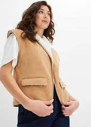 Imitatie lammy gilet, bonprix