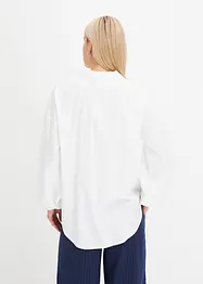 Oversized blouse van puur katoen, bonprix