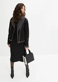 Imitatie lammy coat, bonprix