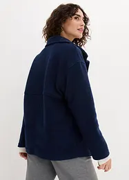 Oversized jas in wollen look, bonprix