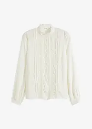 Blouse met broderie anglaise, bonprix