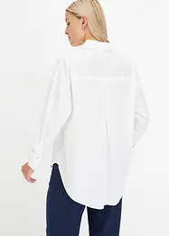 Oversized blouse van puur katoen, bonprix