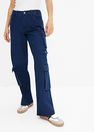 Cargo jeans met mid waist, RAINBOW