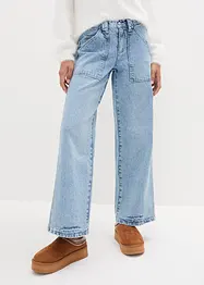 Cargo jeans met mid waist, John Baner JEANSWEAR