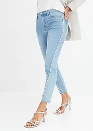 Skinny jeans met stras, bonprix