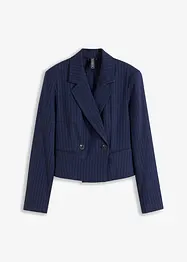 Korte blazer met krijtstrepen, bonprix