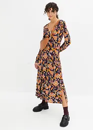 Midi jurk van punto di roma met bloemenprint, bonprix