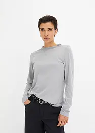 Longsleeve met boothals, bonprix