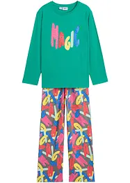 Meisjes pyjama met biologisch katoen (2-dlg. set), bonprix