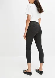 Skinny mid waist jeans, cropped, bonprix