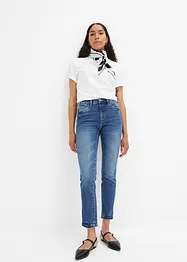 Slim fit jeans mid waist, cropped, John Baner JEANSWEAR