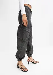 Cargo jeans met mid waist, RAINBOW