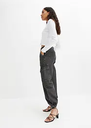 Cargo jeans met mid waist, RAINBOW