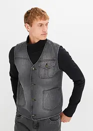 Jeans gilet van biologisch katoen, regular fit, bonprix