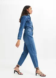 Jeans jumpsuit, barrel fit, bonprix