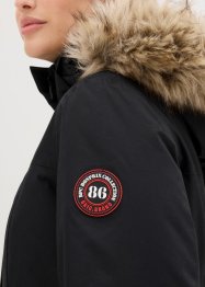 Warme, lange outdoor jas met imitatiebont, bpc bonprix collection
