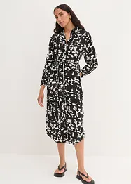 Oversized jurk met strikkoordjes, bonprix