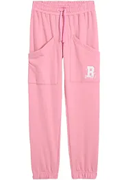 Meisjes cargo sweatpants van biologisch katoen, bonprix