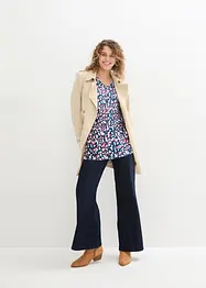 Jersey shirt in een linnen-viscosemix, bonprix