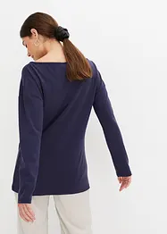 Asymmetrisch shirt met ritssluiting, bonprix