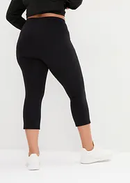 Ultrazachte sportlegging met zakken opzij, caprilengte, bonprix