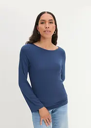 Nauwsluitende longsleeve met boothals, bpc bonprix collection