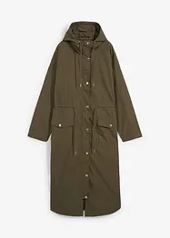 Parka in trenchcoatstijl, verstelbaar in taille, bonprix