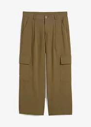 Wijde 7/8 cargo broek, bonprix