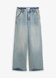 Wide leg jeans met high waist, bonprix